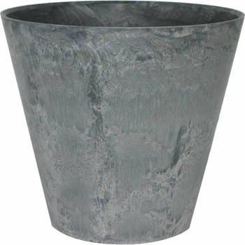 Artstone Bloempot Claire - grijs - D43 x H39 cm - met drainagesysteem - voor binnen en buiten - Plantenpotten