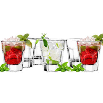 Glasmark Shotglaasjes - 6x - Krakau - 40 ml - glas - borrelglazen - Shotglazen