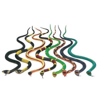 Plastic dieren slangen 30 cm - Speelfiguren