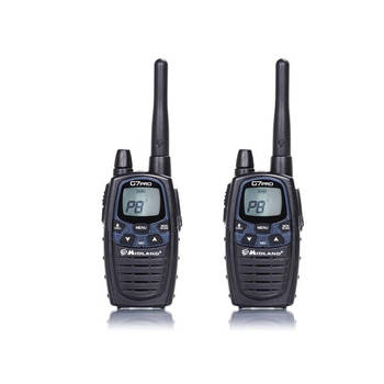 Midland g7 pro - pmr446 - 2 walkietalkies