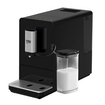 Automatische espressomachine - BEKO - CEG3194B - 1350 W - Melkkan - Zwart