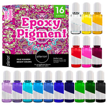Allerion Epoxy Pigment Set - Knutselset - 16 verschillende