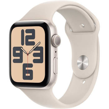 Apple Watch SE GPS 44mm alu sterrenlicht sportband M/L