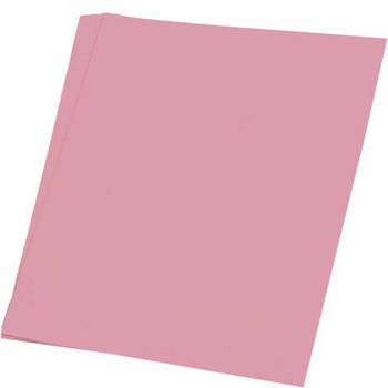 Hobby papier lichtroze A4 50 stuks - Hobbypapier