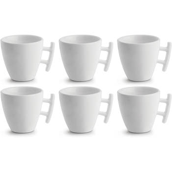 BonBistro Koffiekopje Yong Squito 170 ml - Wit - 6 stuks