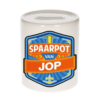 Vrolijke kinder spaarpot voor Jop - Spaarpotten