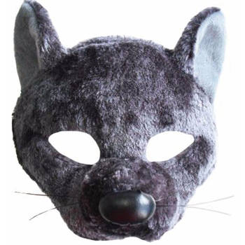 Rat masker met geluid - Verkleedmaskers