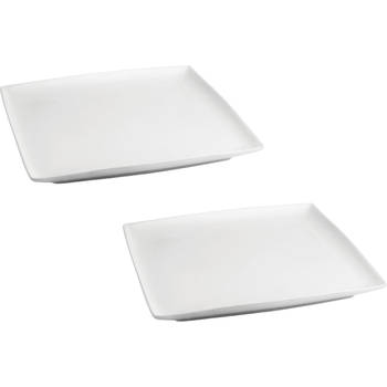 BonBistro Onderbord Yong Squito 30 x 30 cm - Wit - 2 stuks