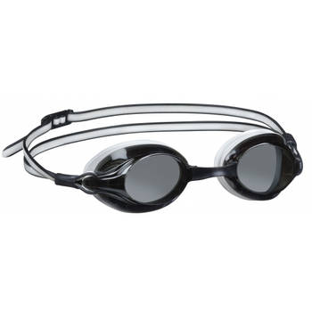Wedstrijd zwembril voor volwassenen zwart - Zwembrillen