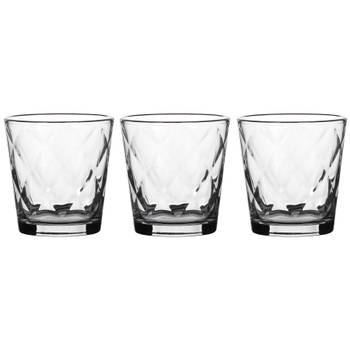 Bormioli Rocco Drinkglazen Kaleido - 3x stuks - glas - 240 ml - transparant - waterglazen - Drinkglazen