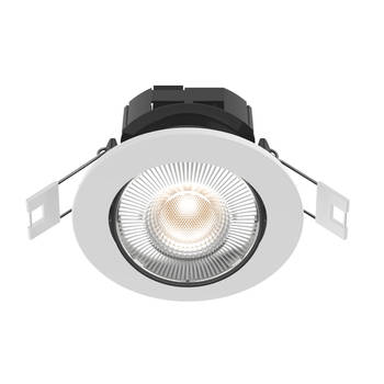 Calex Slimme LED Inbouwspots - Warm Wit Licht - Wit