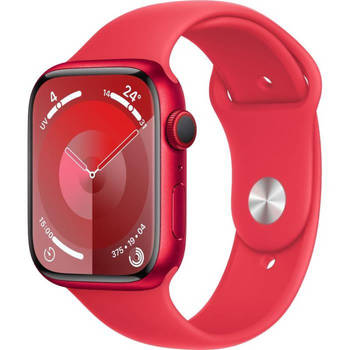 Apple Watch 9 GPS 45mm alu (PRODUCT)RED sportband M/L
