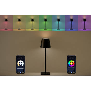 Hyundai Home - Draadloze tafellamp - met RGB en besturing via Hyundai Home APP