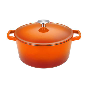 Buccan - Hamersley - Gietijzeren braadpan 24cm - Oranje