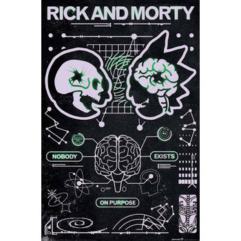 Poster Rick and Morty Classrickal 61x91,5cm