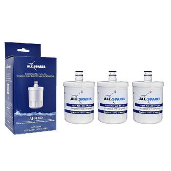 AllSpares Waterfilter (3x) voor koelkasten geschikt voor LG LT500P / 5231JA2002A / ADQ72910901 / ADQ72910907