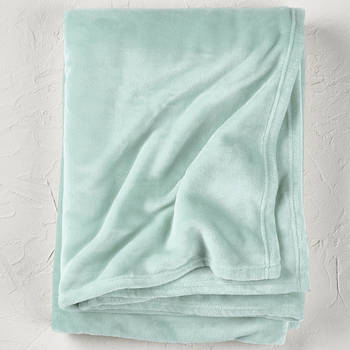 De Witte Lietaer Fleece deken, Snuggly Mint - 150 x 200 cm - Polyester