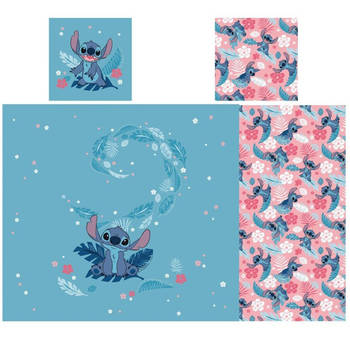 Disney Lilo & Stitch Dekbedovertrek Island Life - Lits Jumeaux - 240 x 220 cm - Polykatoen