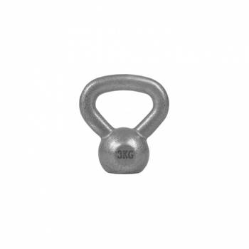 Gorilla Sports Kettlebell - Gewicht - Kettle Bell - Gietijzer - 3 kg