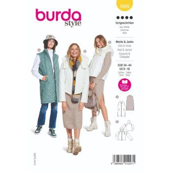 Burda nr.5869 maat 34 - 44