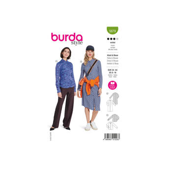 Burda nr.5879 maat 34 - 44