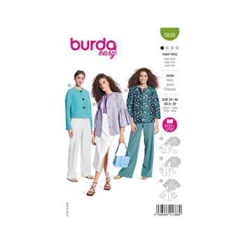 Burda nr.5830 maat 34-48