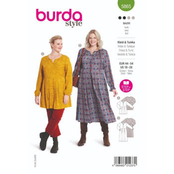 Burda nr.5865 maat 44 - 54