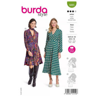 Burda nr.5885 maat 34 - 44