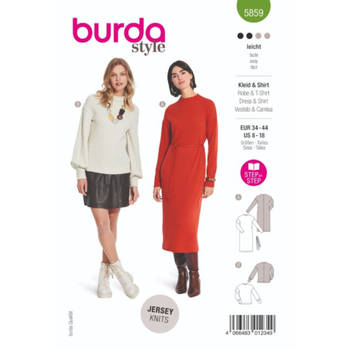 Burda nr.5859 maat 34 - 44