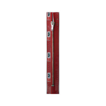 Opti 8053 M40 nikkelkleurige metaalrits 4mm niet deelbaar 18 cm rood