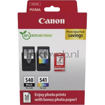 Canon inktcartridge PG-540 + CL-541, 180 pagina's, OEM 5225B013, 4 kleuren