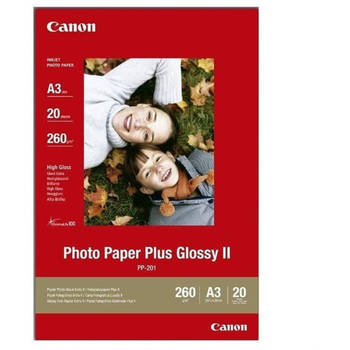 Canon PP-201 A3 20 Vellen 265 g Photo Paper Plus Glossy II