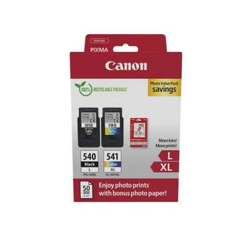 Canon photo value pack 1 x PG-540L + 1 x CL-541XL, 300 - 400, OEM 5224B012, 4 kleuren