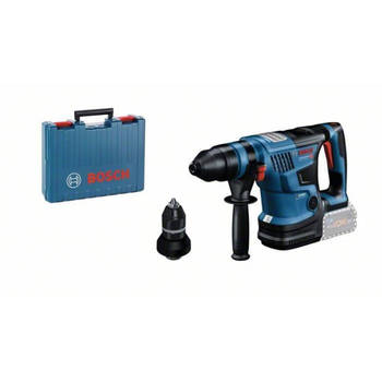 Accu-boorhamer BOSCH PROFESSIONAL SDSPlus GBH 18V-34 FC, zonder accu + CoMo + Standaard koffer