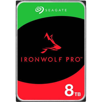 SEAGATE - IRONWOLF PRO - Interne harde schijf - 8TB - SATA 6 Gbit/s - 7200RPM (ST8000NT001)