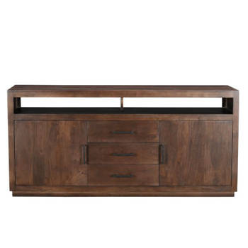 Livingfurn - Dressoir Jaxx Brown 180cm - Mangohout