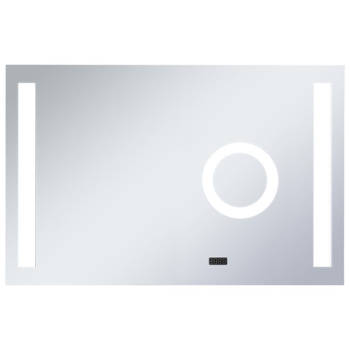 vidaXL Badkamerspiegel LED met aanraaksensor 100x60 cm