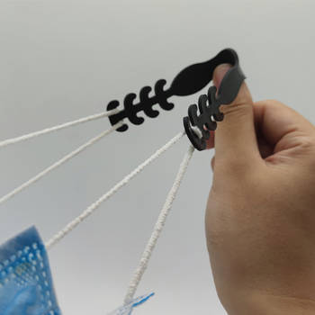 Flexibele plastic clip voor mondmasker SafeClip