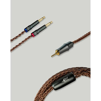 Meze Audio Mono 3.5 mm PCUHD kabels Copper/Silver (3,5mm-2,5mm-4,4mm-6,3mm-4PIN)