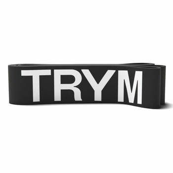 TRYM Weerstandsband - Resistance band - Latex - 29,5 kg - 80 kg - 64 mm - Zwart