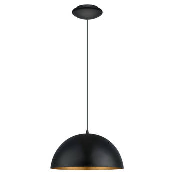 EGLO  Gaetano Hanglamp - E27 - 1 Lichts - Ø38cm - Zwart, Goud