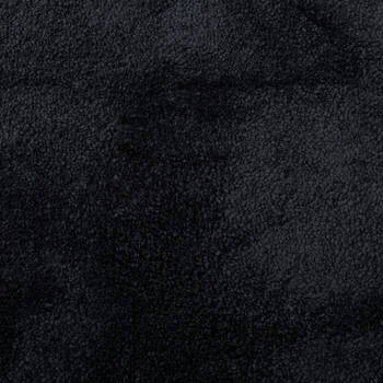 vidaXL Vloerkleed OVIEDO laagpolig 120x120 cm zwart