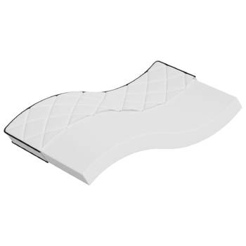 vidaXL Schuimmatras middelzacht 90x200 cm