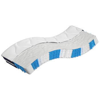 vidaXL Pocketveringmatras middelhard-hard 70x200 cm