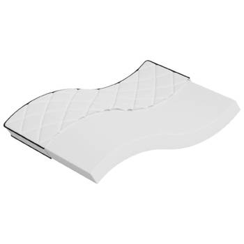 vidaXL Schuimmatras middelzacht 140x190 cm