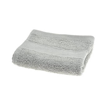 Handdoek van katoen - Lichtgrijs - 30 x 50 cm