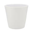 DK Design bloempot/plantenpot - Vinci - wit mat - voor kamerplant - D13 x H15 cm - Plantenpotten