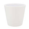 DK Design Bloempot/plantenpot - Vinci - wit mat - voor kamerplant - D16 x H18 cm - Plantenpotten