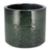 DK Design Bloempot model Green Glaze - groen - D14 x H15 cm - glanzend - Plantenpotten