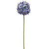 Emerald Allium/Sierui kunstbloem - losse steel - blauw - 60 cm - Natuurlijke uitstraling - Kunstbloemen